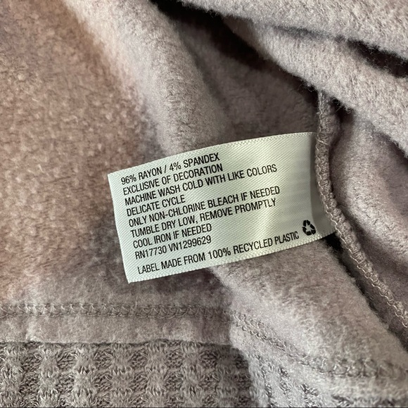 Knox Rose Lilac Purple Long Sleeve Blouse Size Medium - Picture 11 of 11